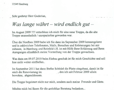 Was lange währt – wird endlich gut