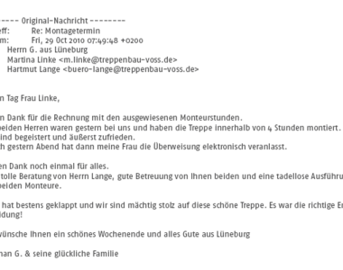 Wir sind begeistert und äußerst zufrieden